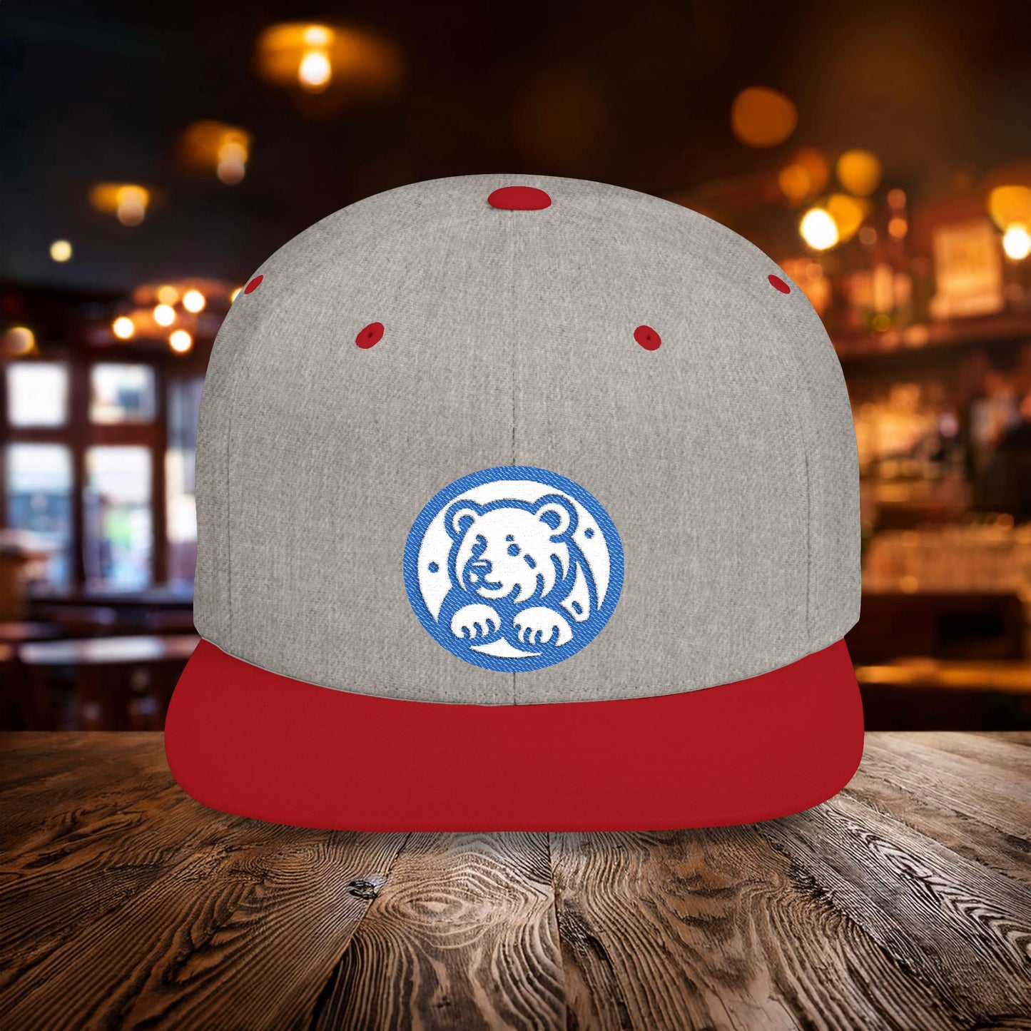 Bear Cub Flat Bill Snapback
