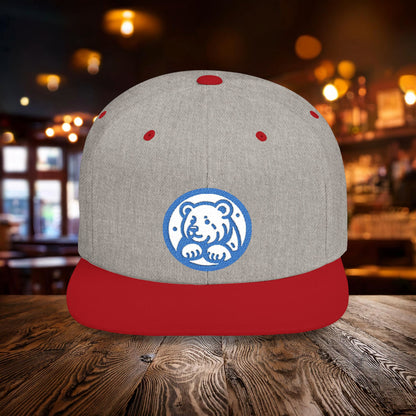 Bear Cub Flat Bill Snapback