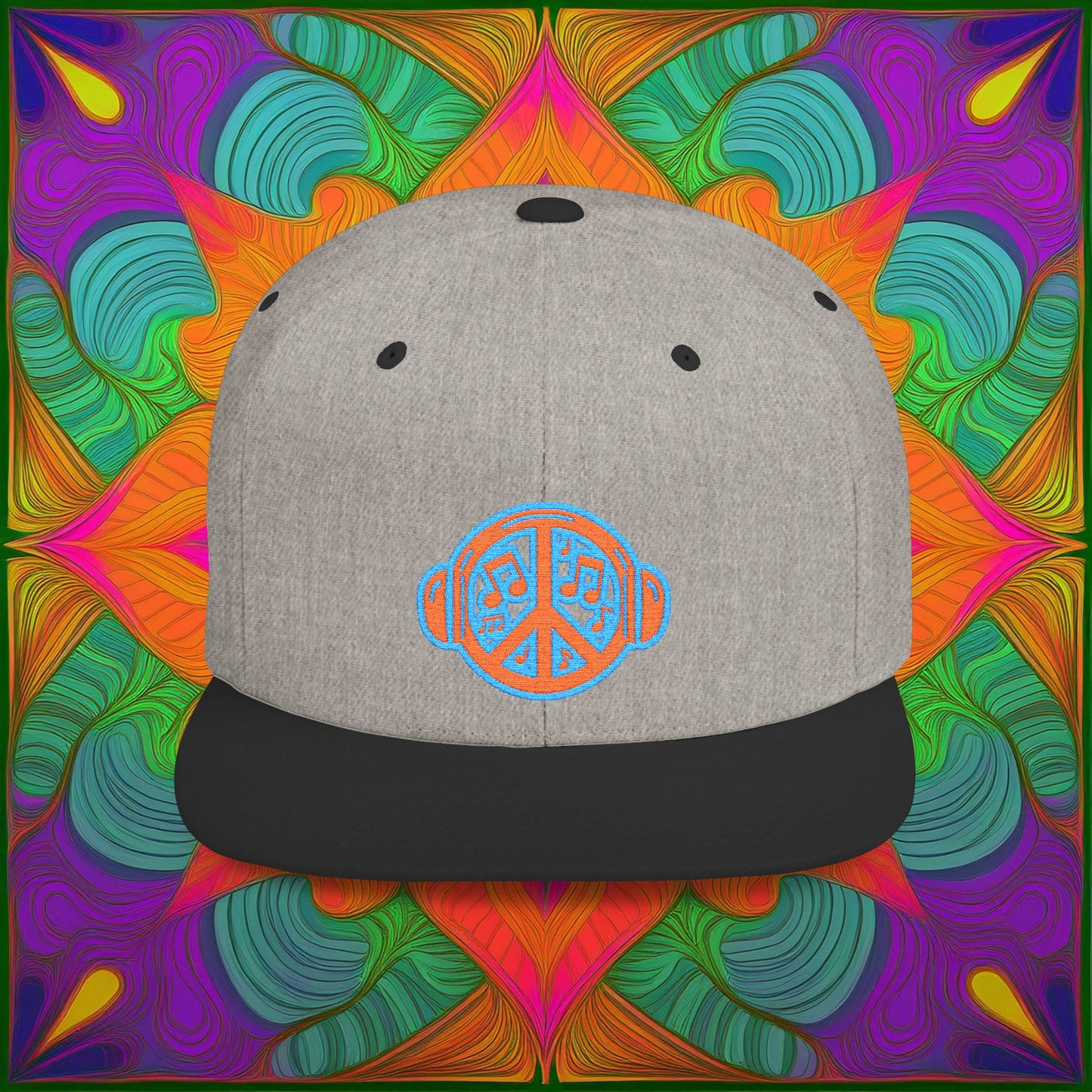 Beats Peace Logo Flat Bill Snapback