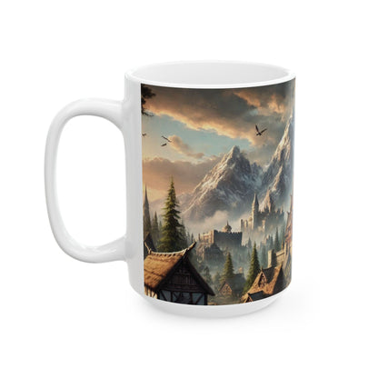 Mountain Village Mist Ceramic Mugs (11oz\15oz)