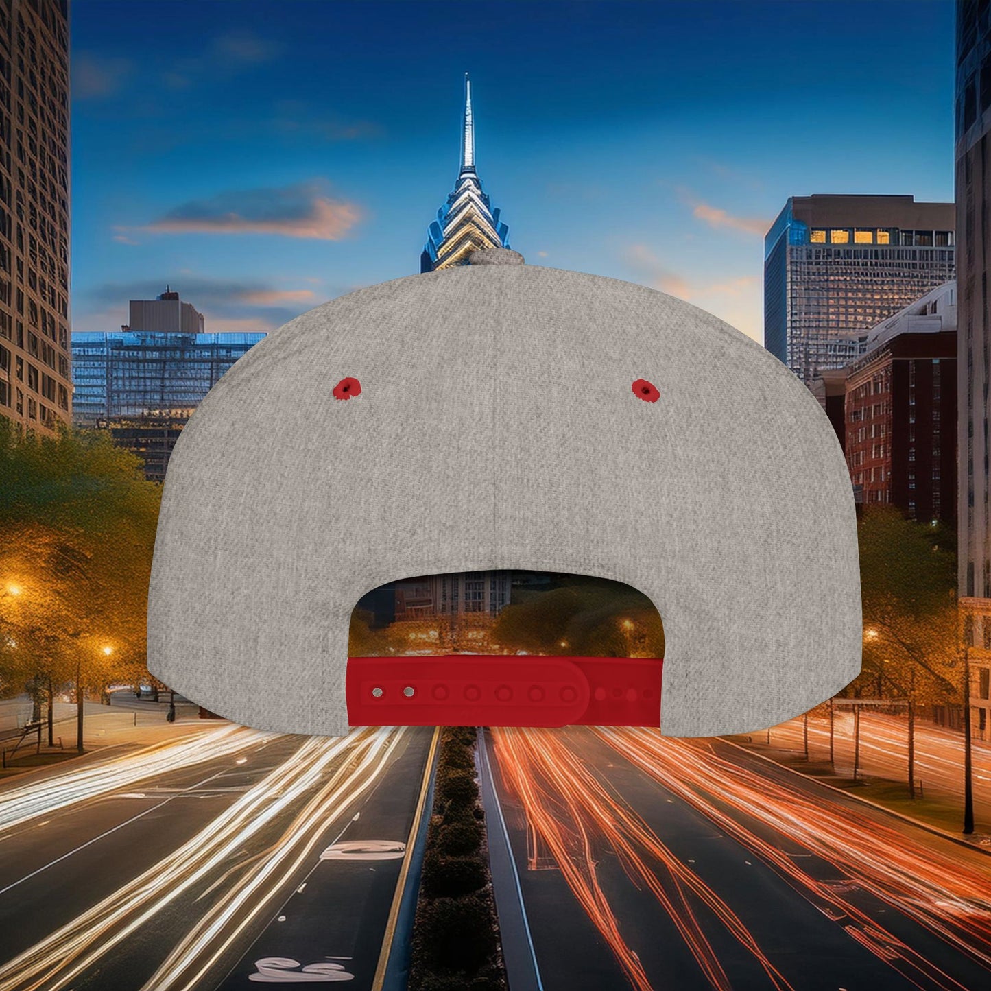 Philly Rocky Statue Flat Bill Snapback