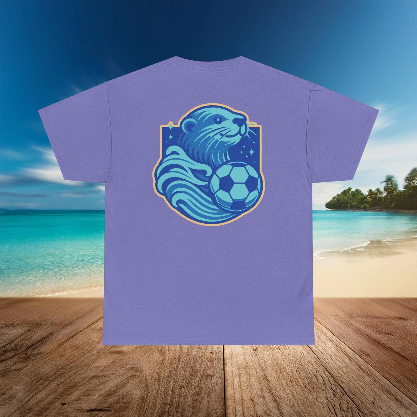 Sea Otter Soccer Logo Tee