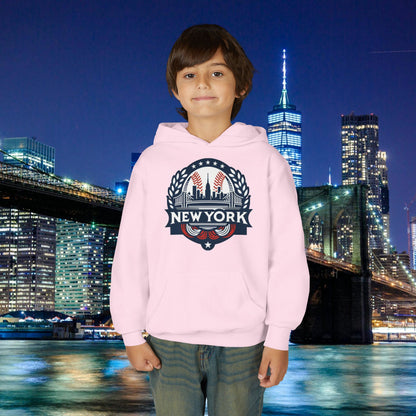 New York Bronx Baseball Youth Hoodie