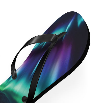 Northern Lights Flip Flops