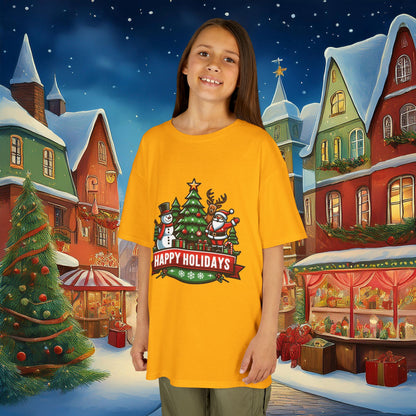 Happy Holidays Kids Tee