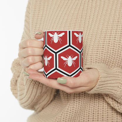 Honeycomb Ceramic Mug (11oz/15oz)