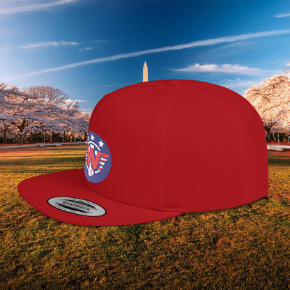 Nats Logo Flat Bill Snapback