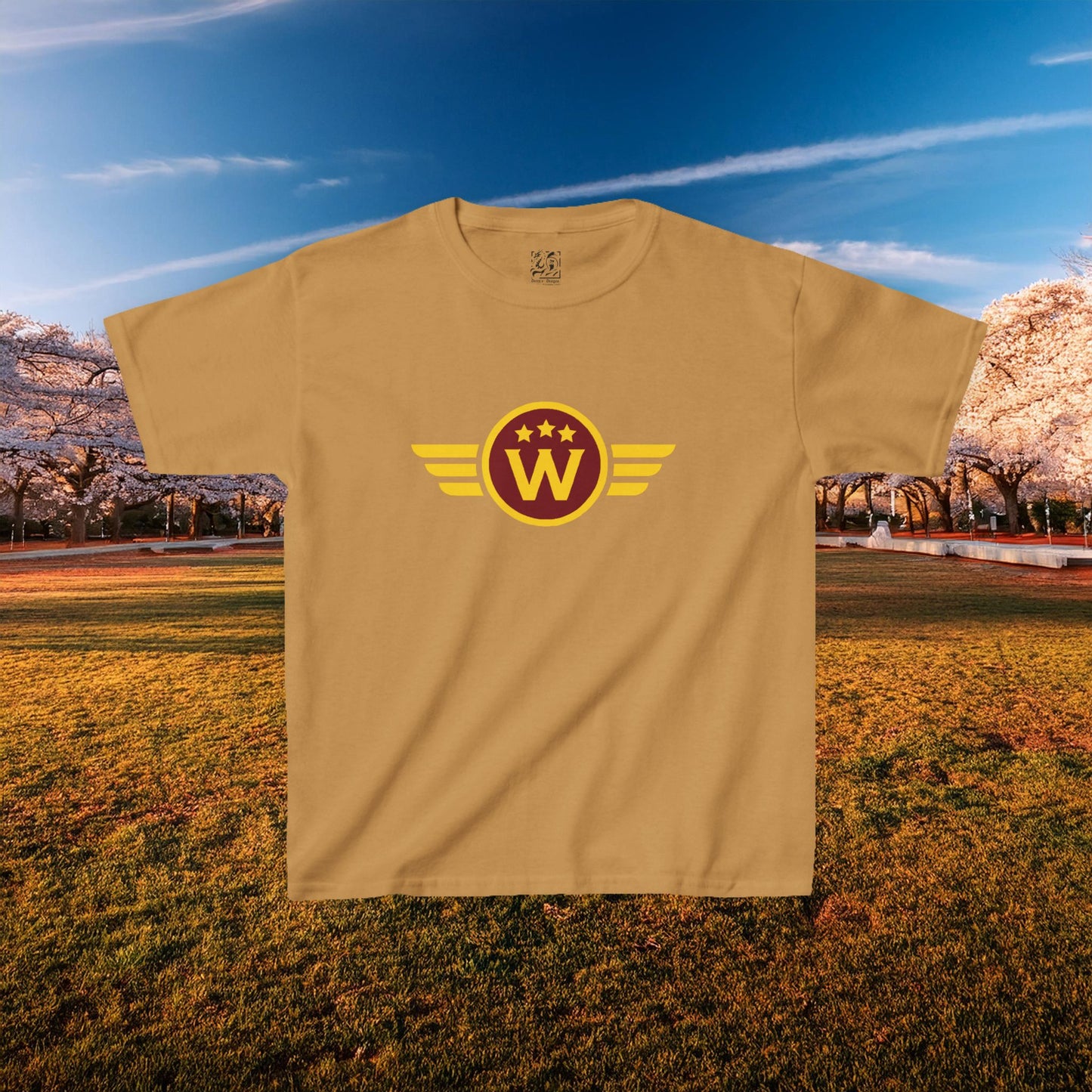 Washington DC Football Logo Kids Tee