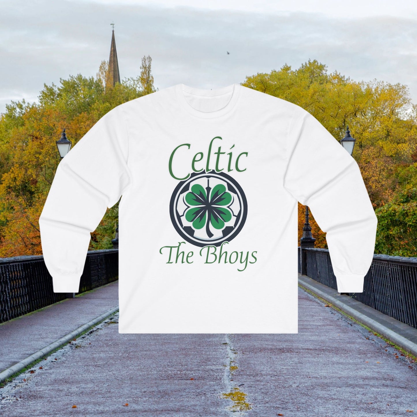 Celtic "The Bhoys" Logo Long Sleeve Tee