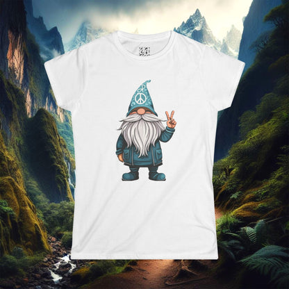 Peace Gnome Women's Softstyle Tee