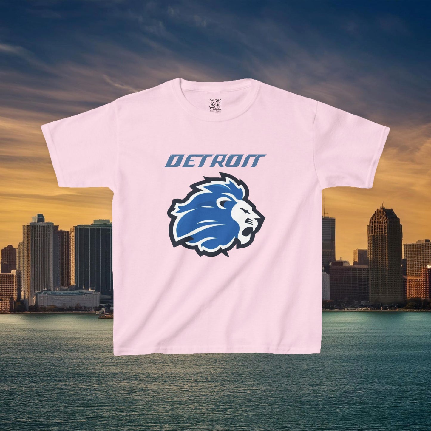 Detroit Football Logo Kids Tee