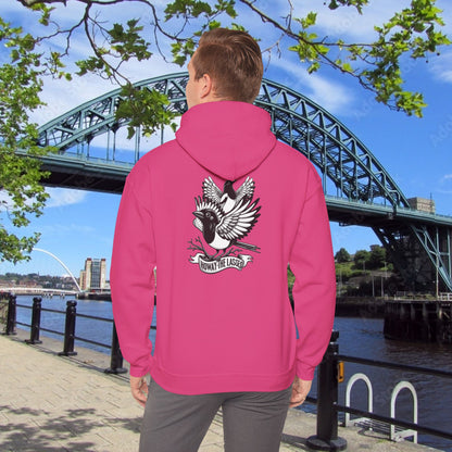 Newcastle United Howay The Lasses B&W (Twin Mags) Hoodie