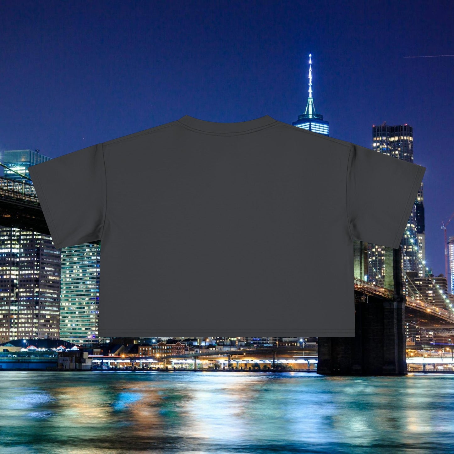 NY Subway Grafitti Women's Crop Tee