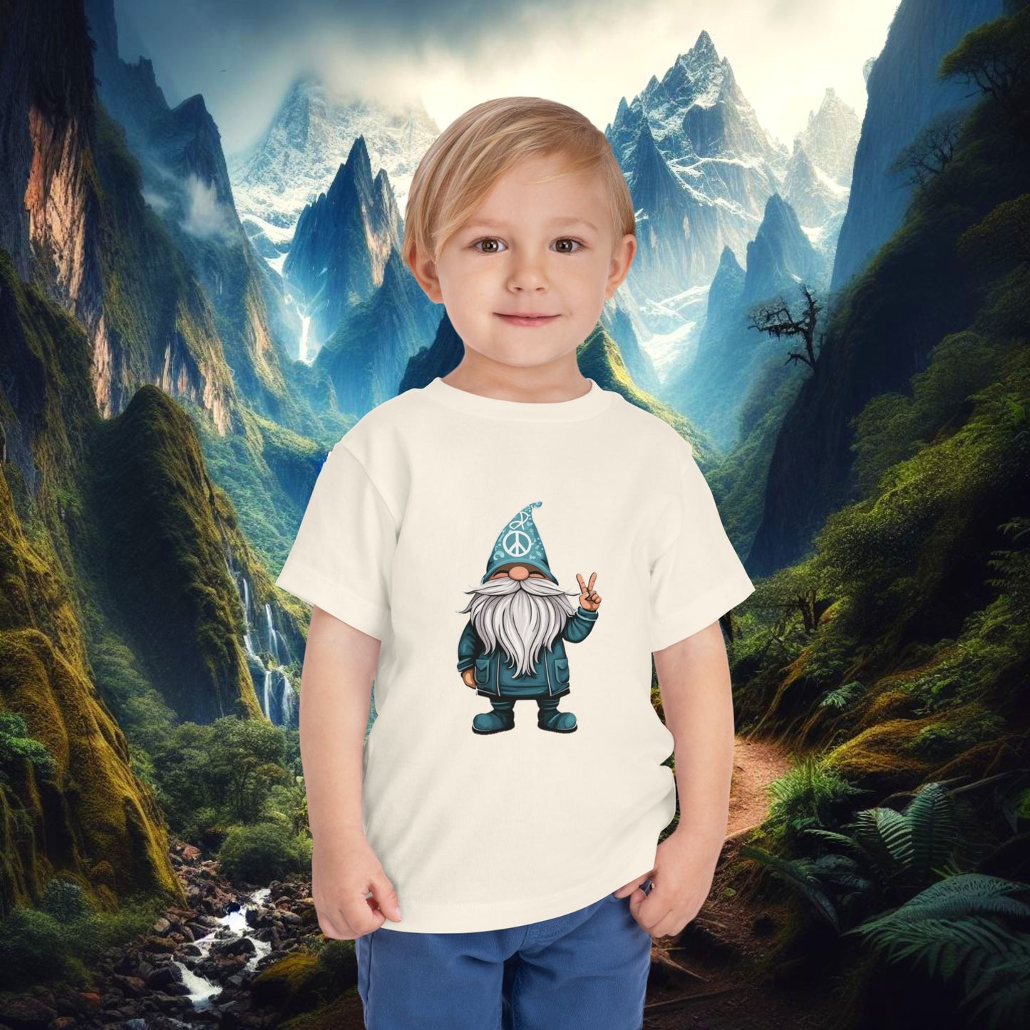 Peace Gnome Toddler Tee