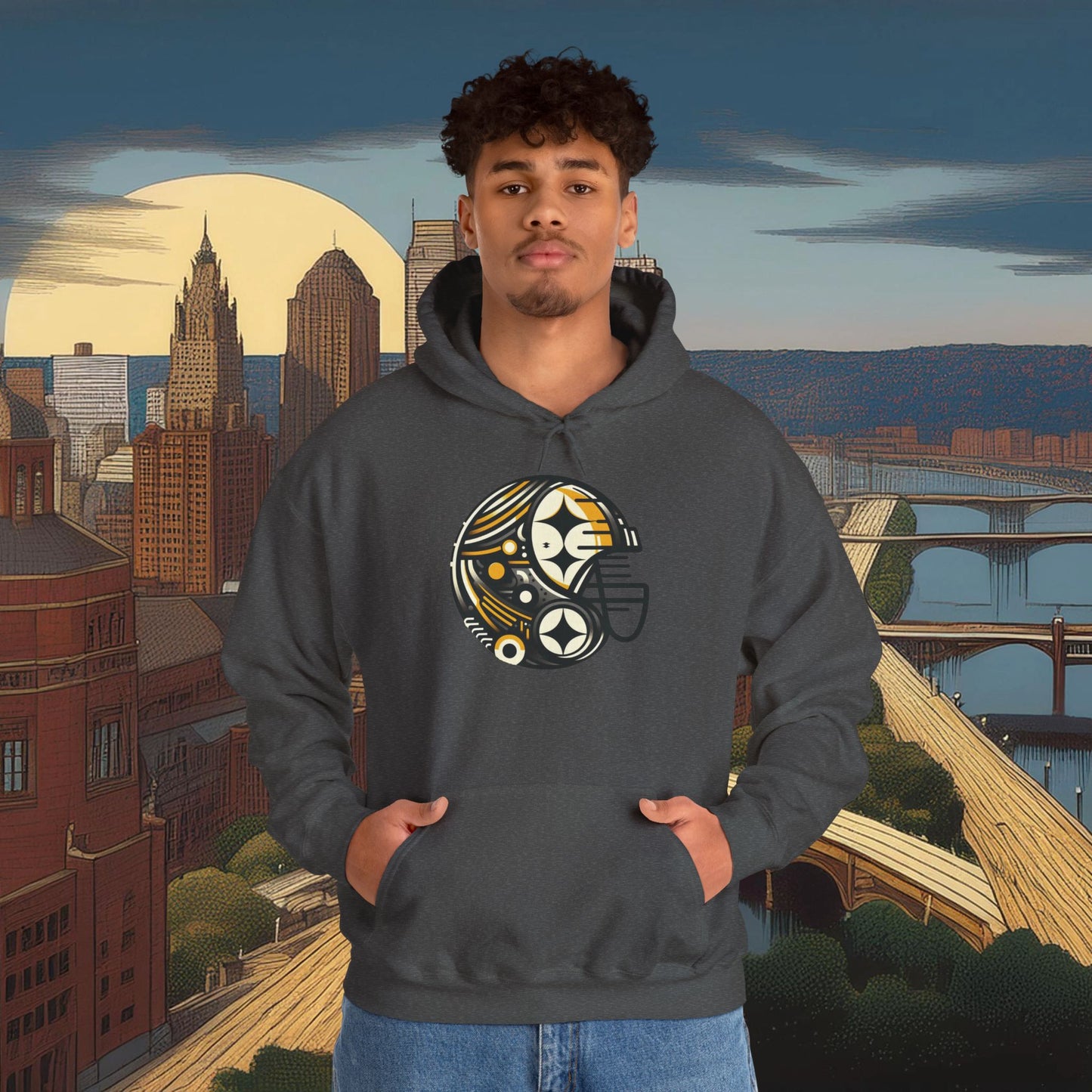 Pittsburgh Football Crest Hoodie