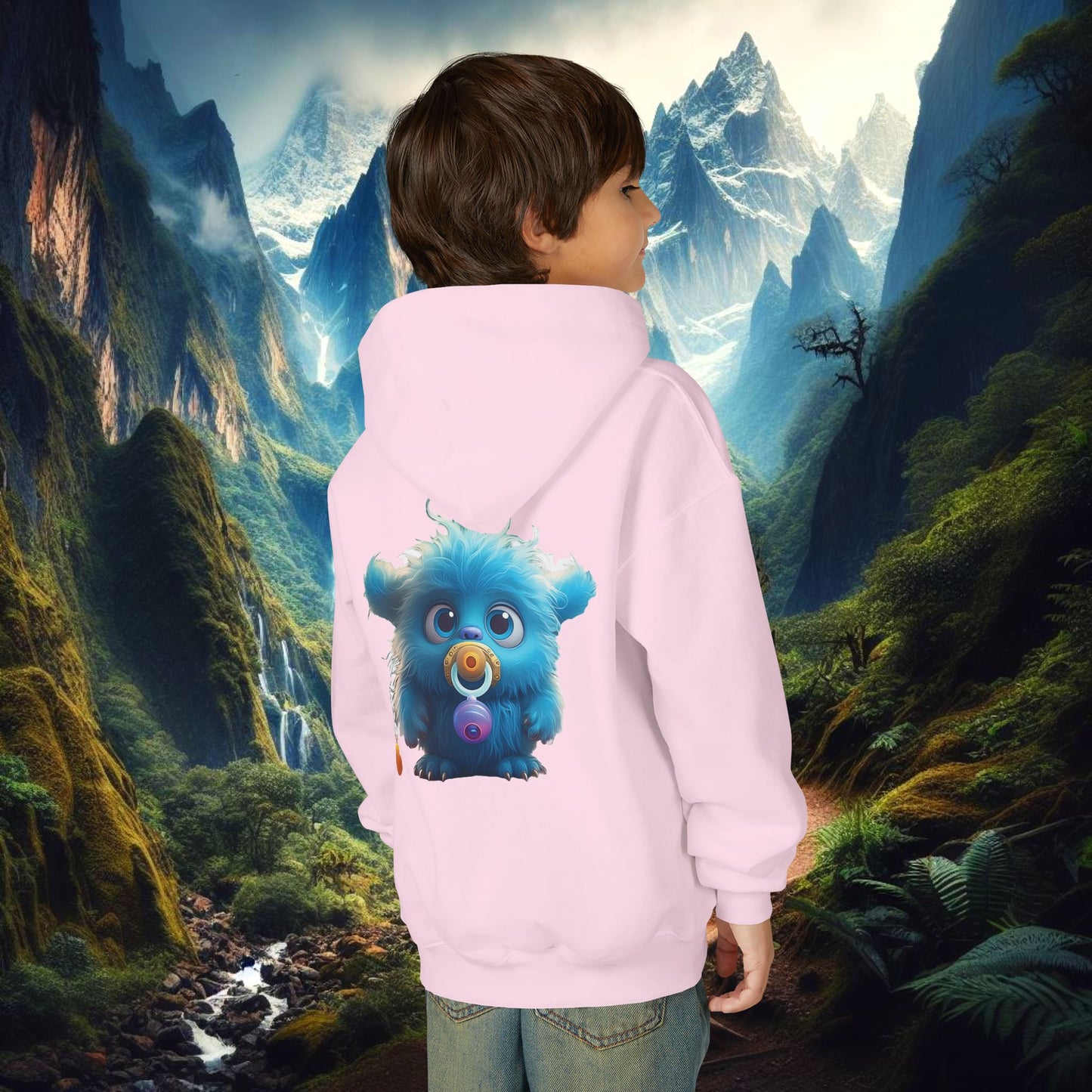 Baby Monster Youth Hoodie