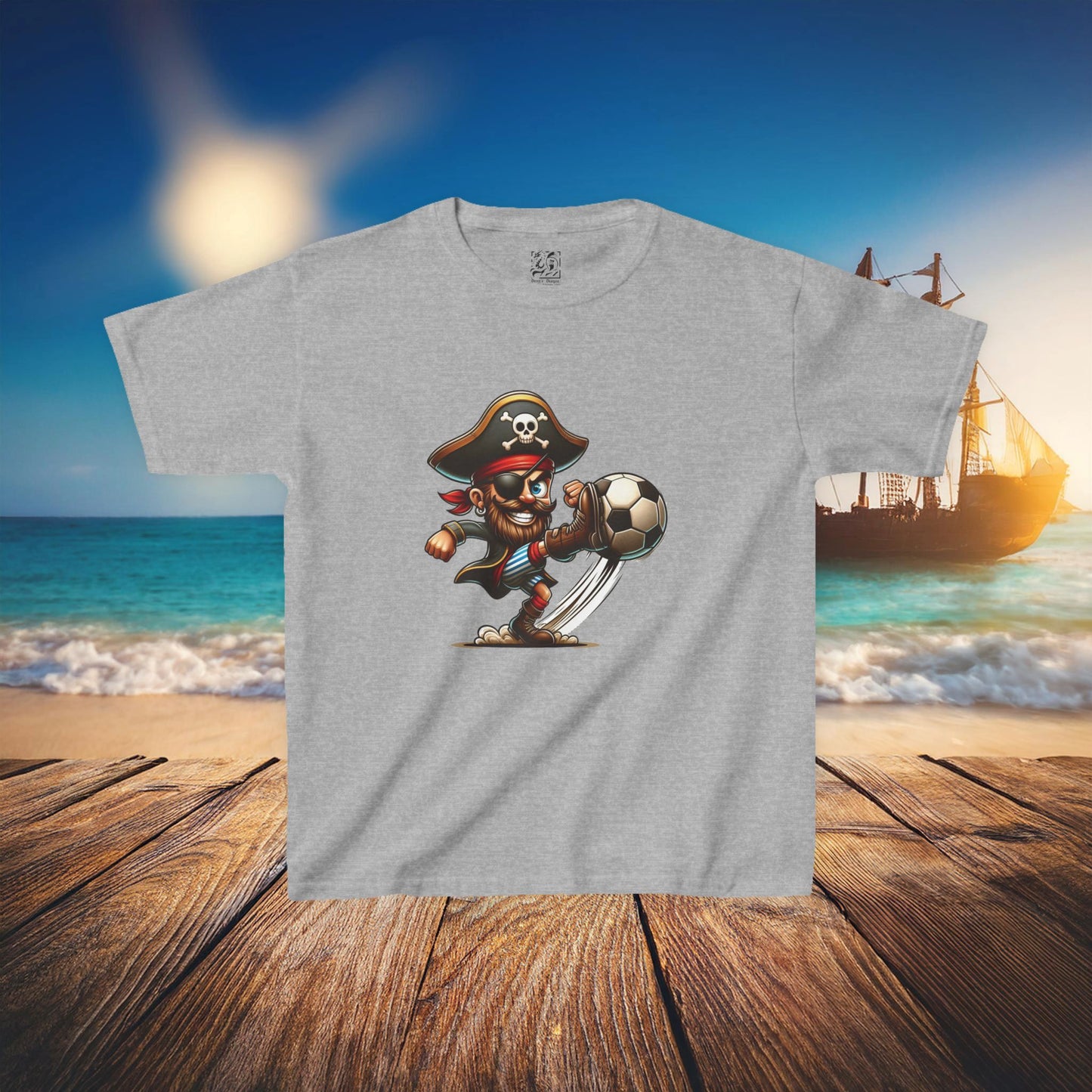 St Pauli Pirate Soccer Kids Tee