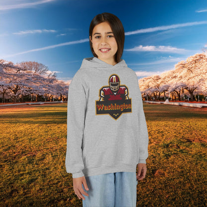 Washington Football Player Logo Youth Hoodie