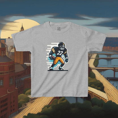 Pittsburgh Football Player Kids Tee