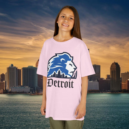 Detroit Football Skyline Kids Tee