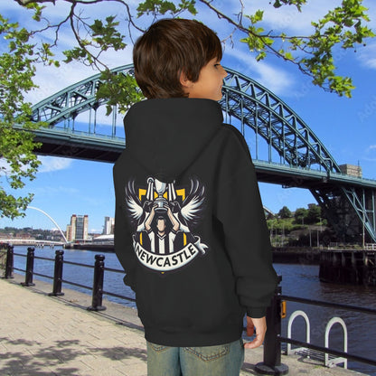 Newcastle Cup Champions Crest Youth Hoodie