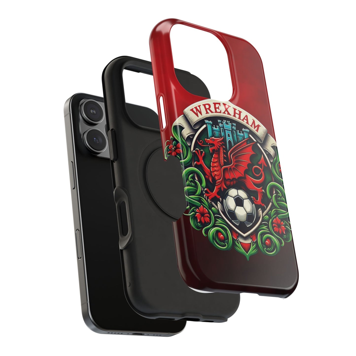 Wrexham Crest Impact-Resistant Cases