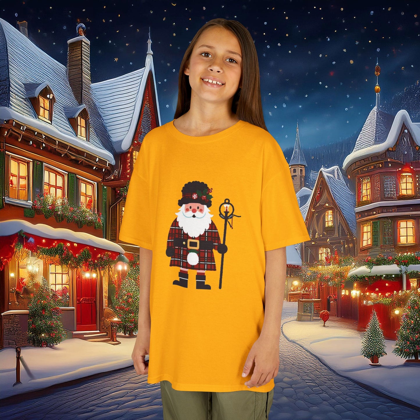 Victorian Santa Kids Tee