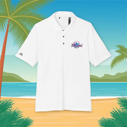 Miami Leaping Marlin adidas Performance Polo