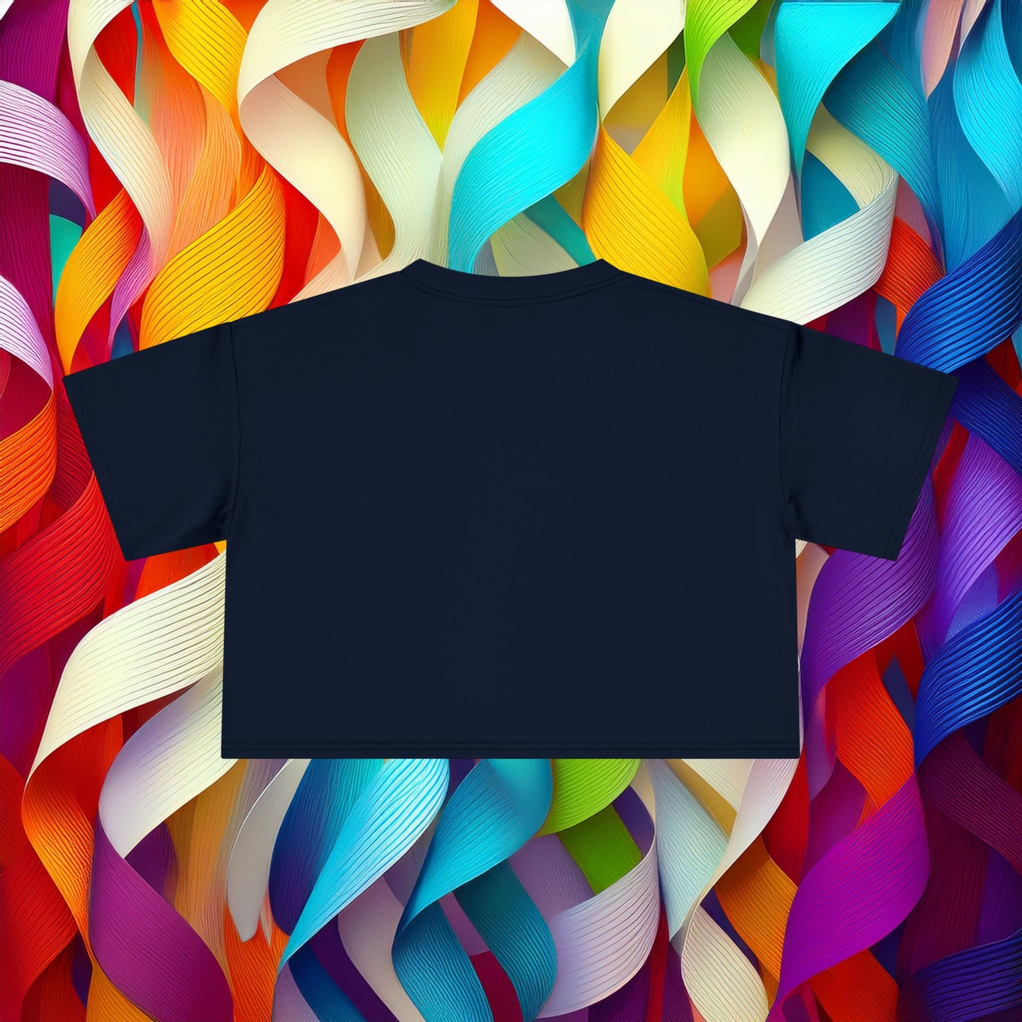 Rainbow Heart Women's Crop Tee