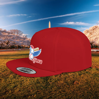 Washington Baseball Eagle Flat Bill Snapback