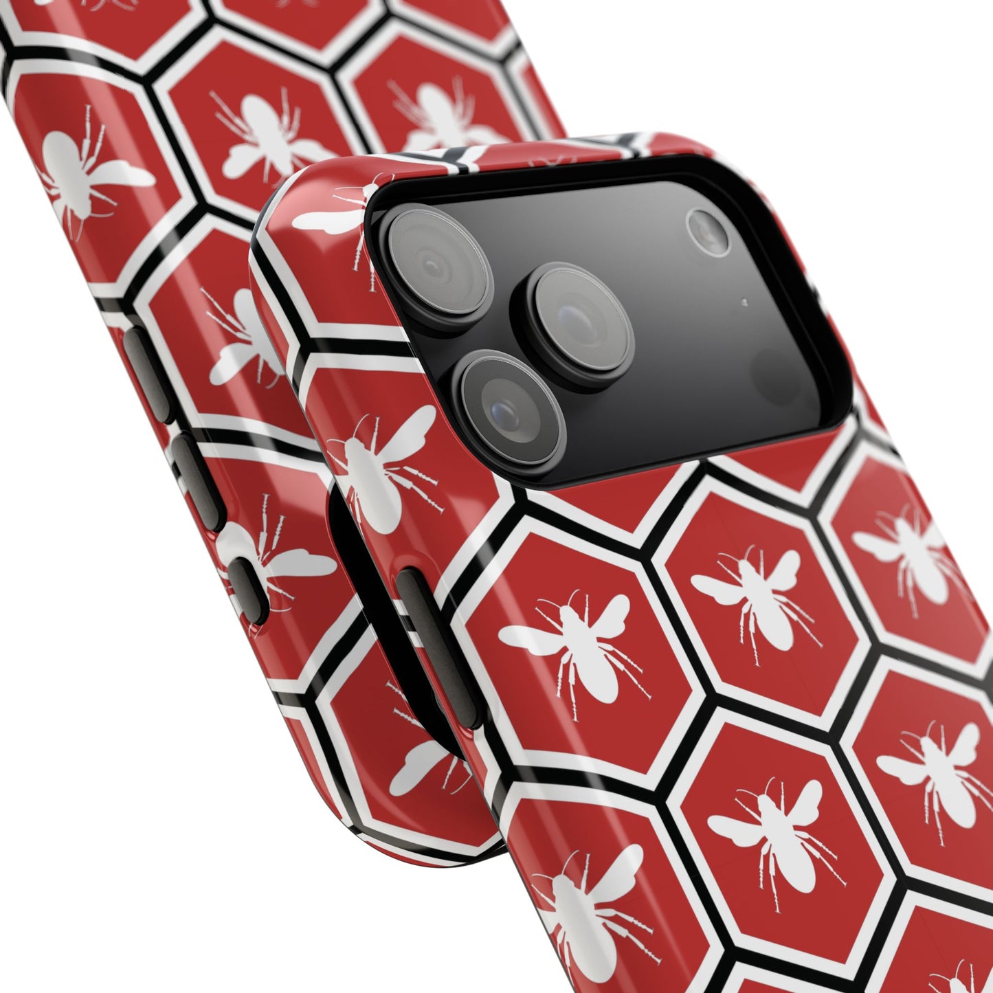 Honeycomb Bee Impact-Resistant Phone Case