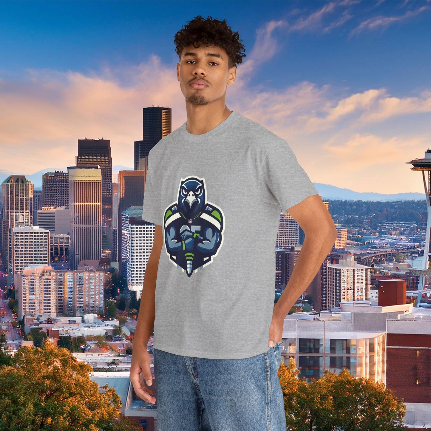 Seattle Football Player Tee