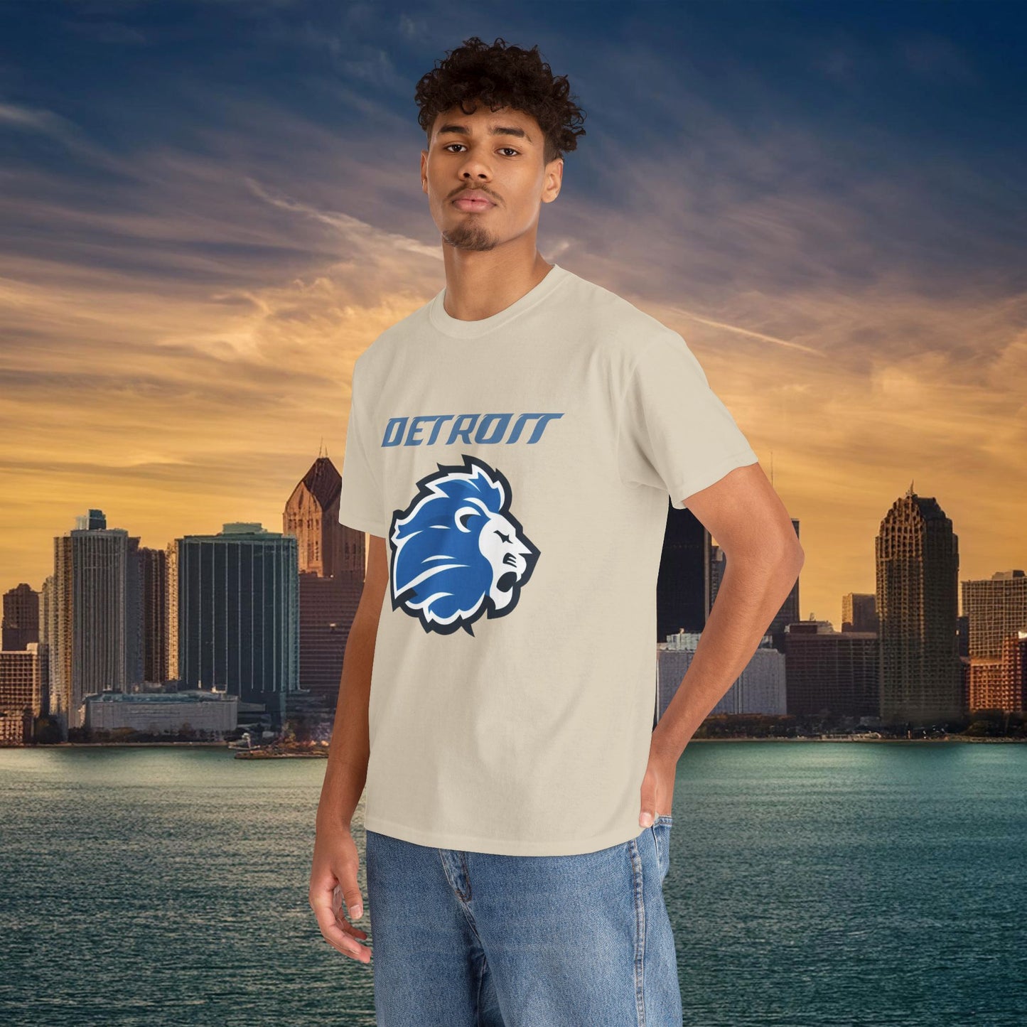 Detroit Football Logo Tee