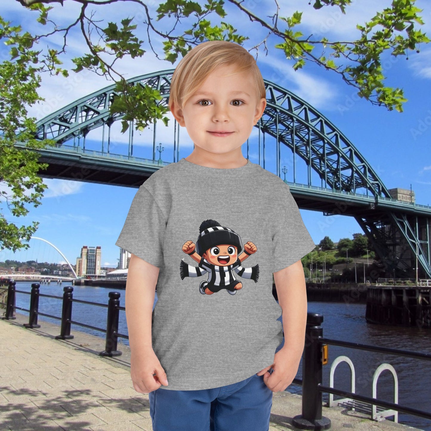 Newcastle United Mini Toon Supporter Toddler Tee