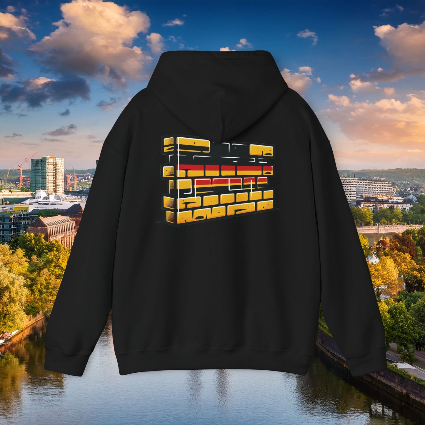 Dortmund Bundesflagge Wall Hoodie
