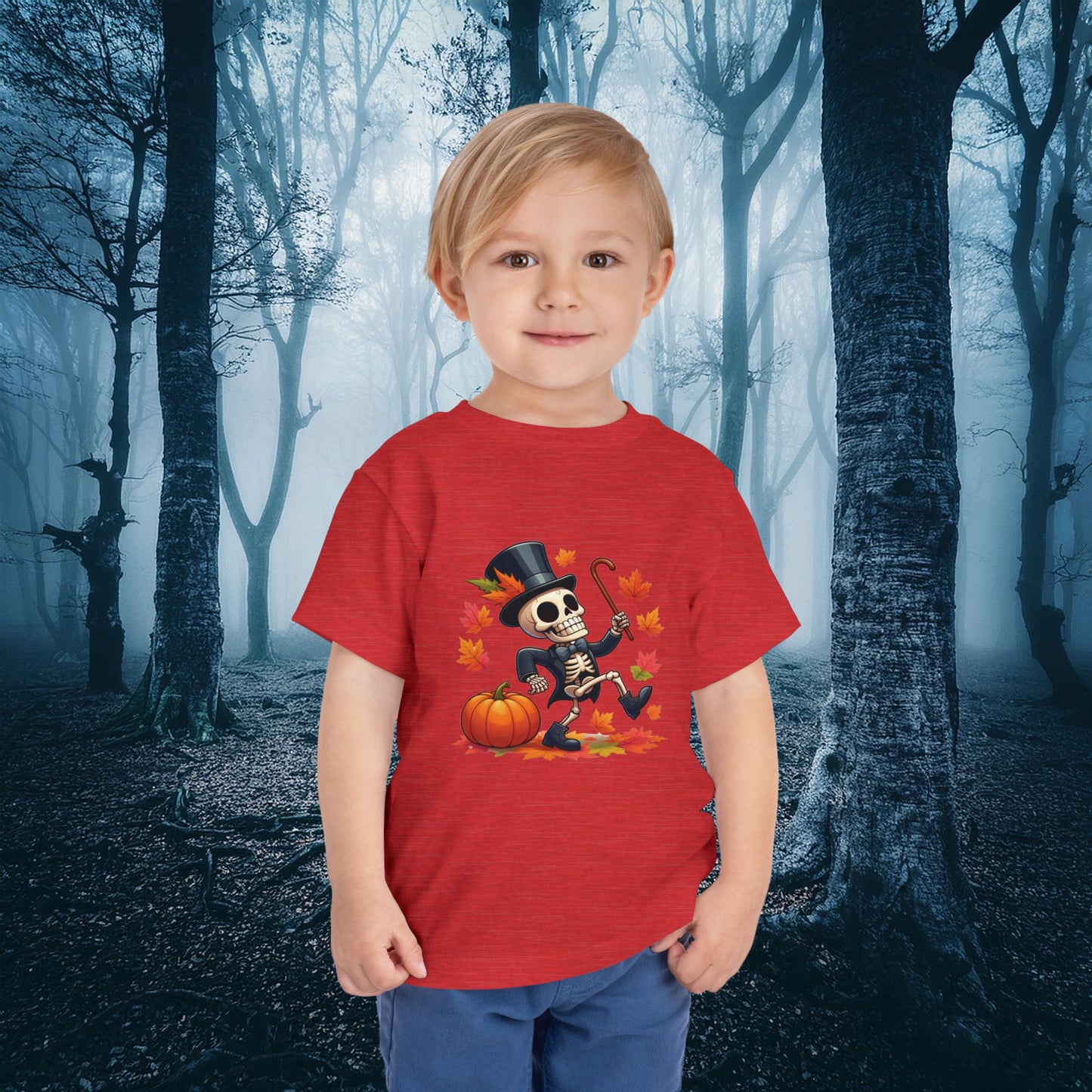 Snazzy Skeleton Toddler Tee