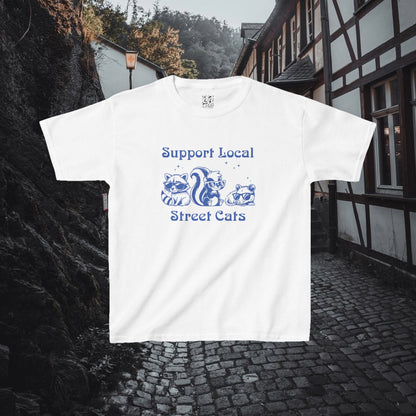 Support Local Street Cats Kids Tee