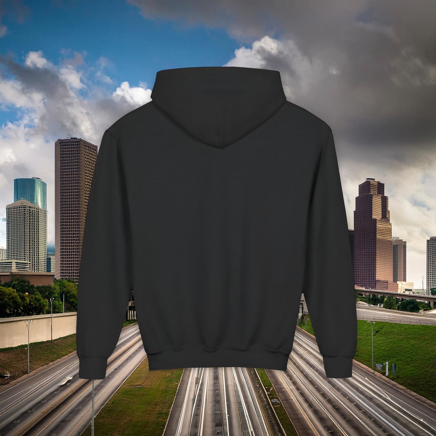 Houston Skull Youth Hoodie