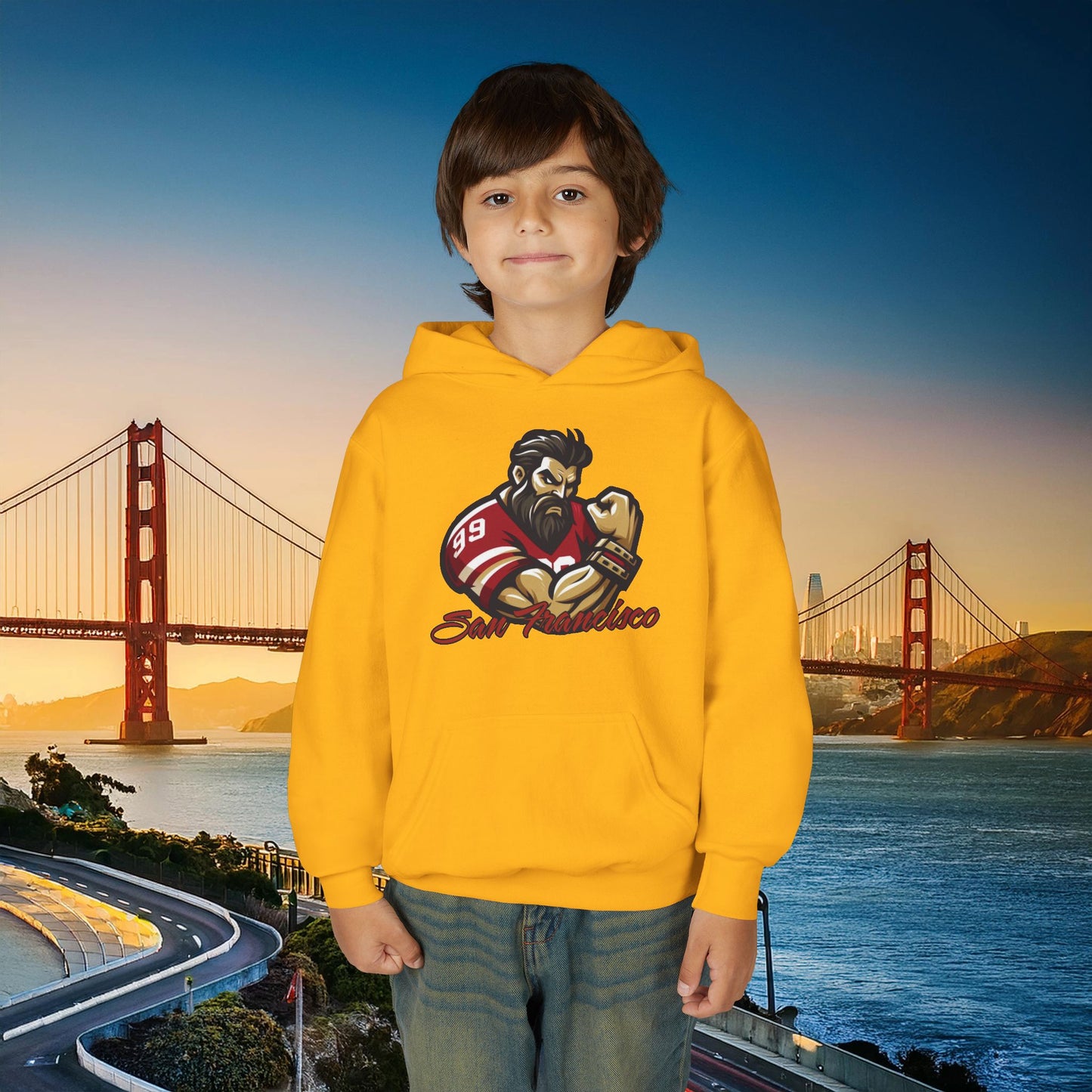 San Francisco Football Fan Youth Hoodie
