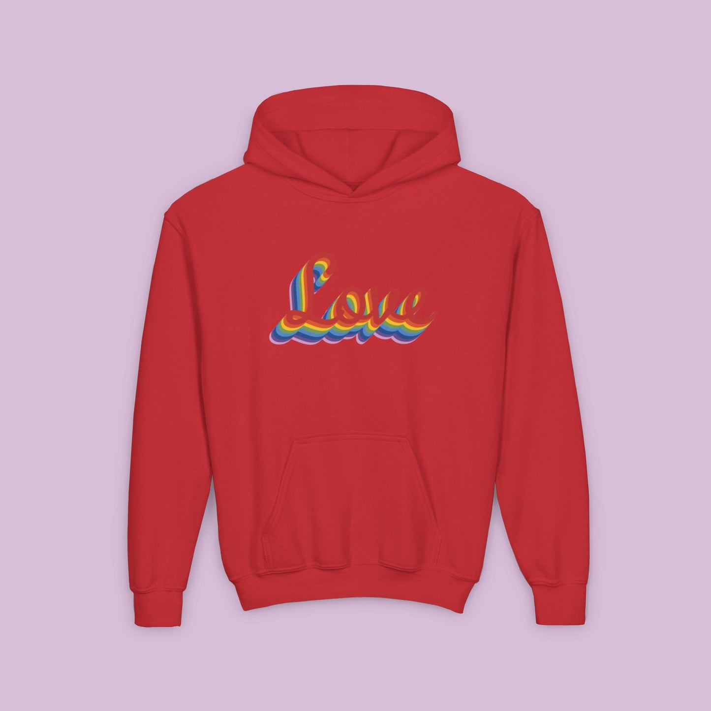 Rainbow Love Youth Hoodie
