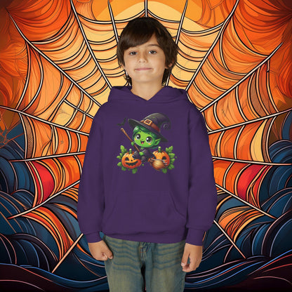 Cute Witch Youth Hoodie