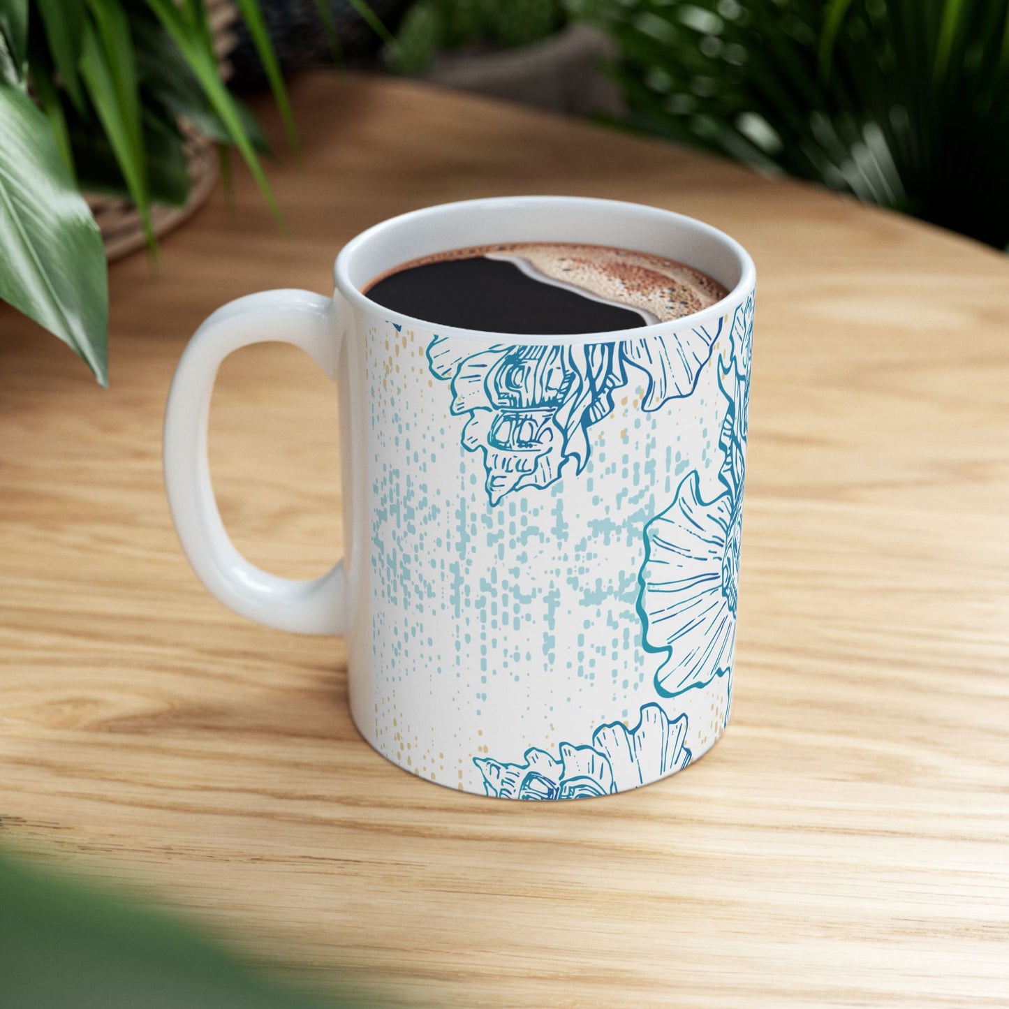 Seashell Ceramic Mug (11oz/15oz)
