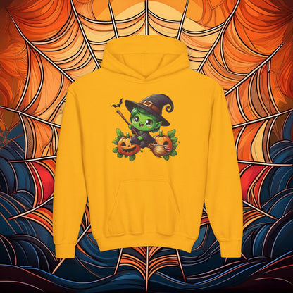 Cute Witch Youth Hoodie
