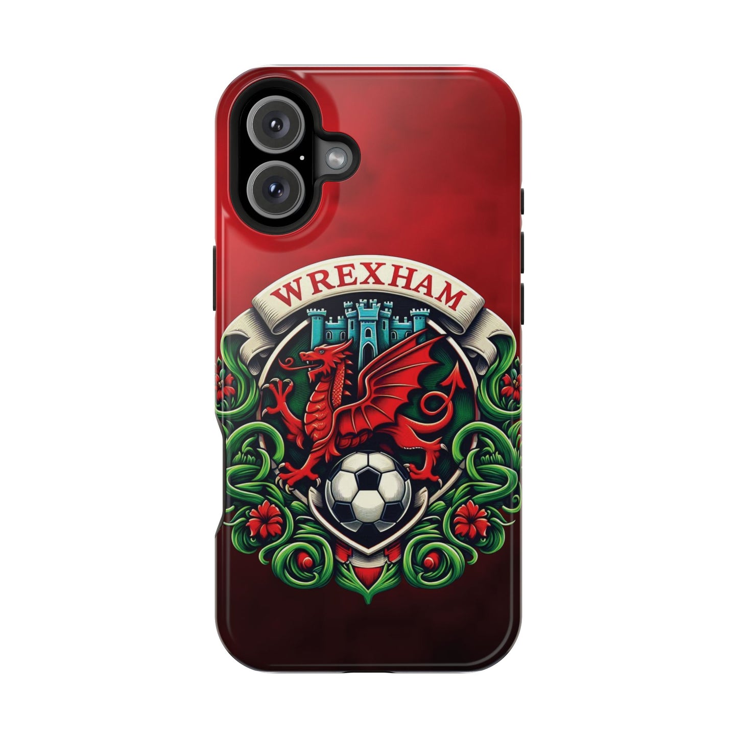 Wrexham Crest Impact-Resistant Cases