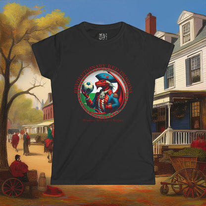 Revolutionary Red Dragons Crest Women's Softstyle Tee
