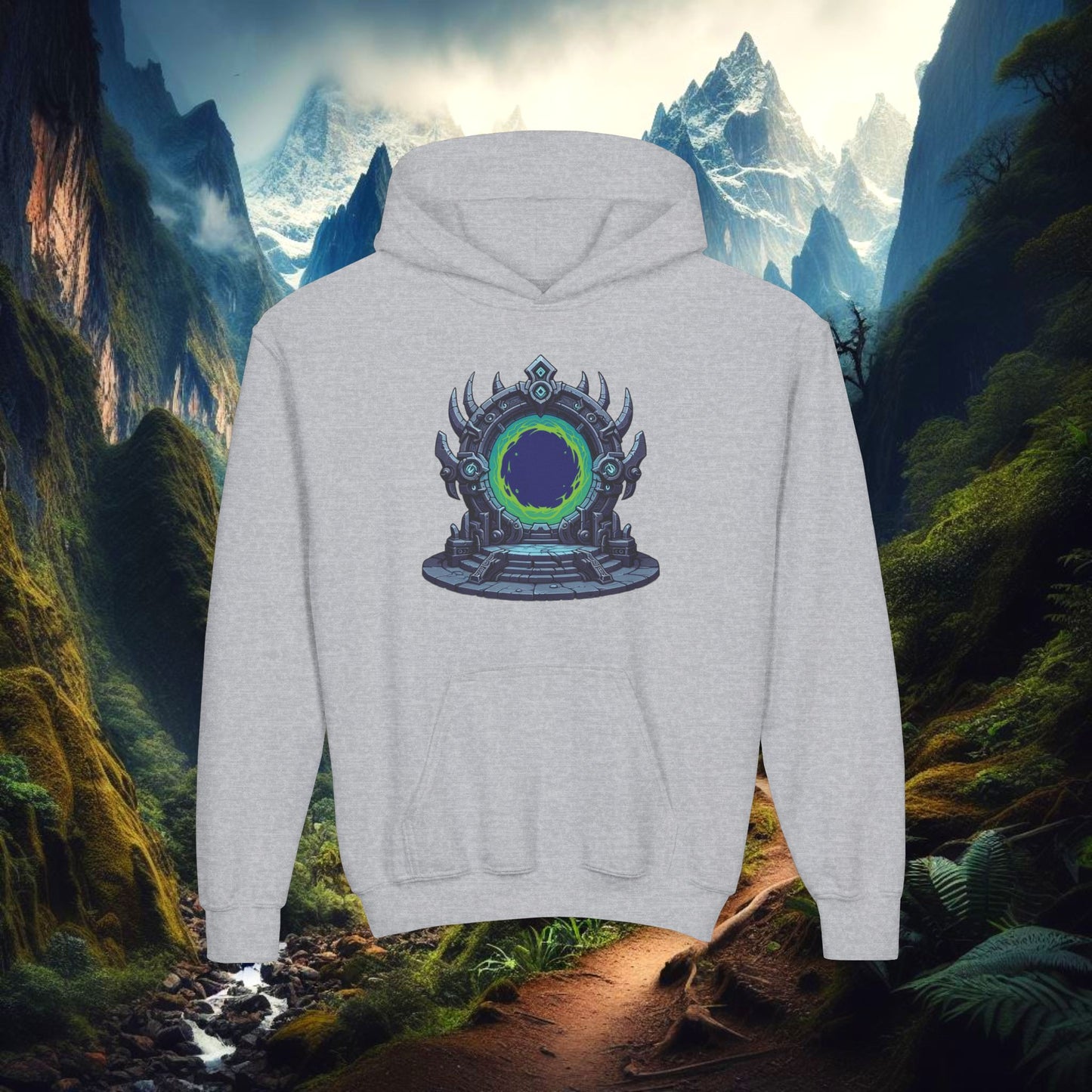 Dark Portal Youth Hoodie