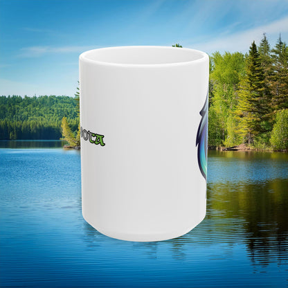 Timber Wolf Ceramic Mug (11oz/15oz)