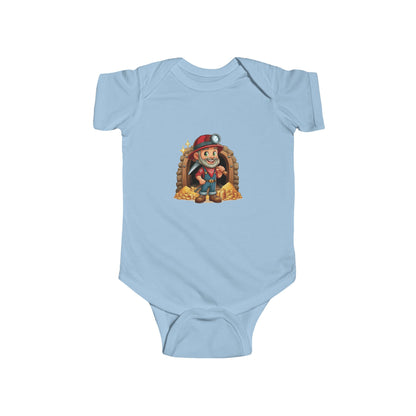 San Francisco Football Cartoon Miner Infant Bodysuit