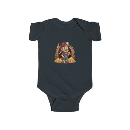 San Francisco Football Cartoon Miner Infant Bodysuit