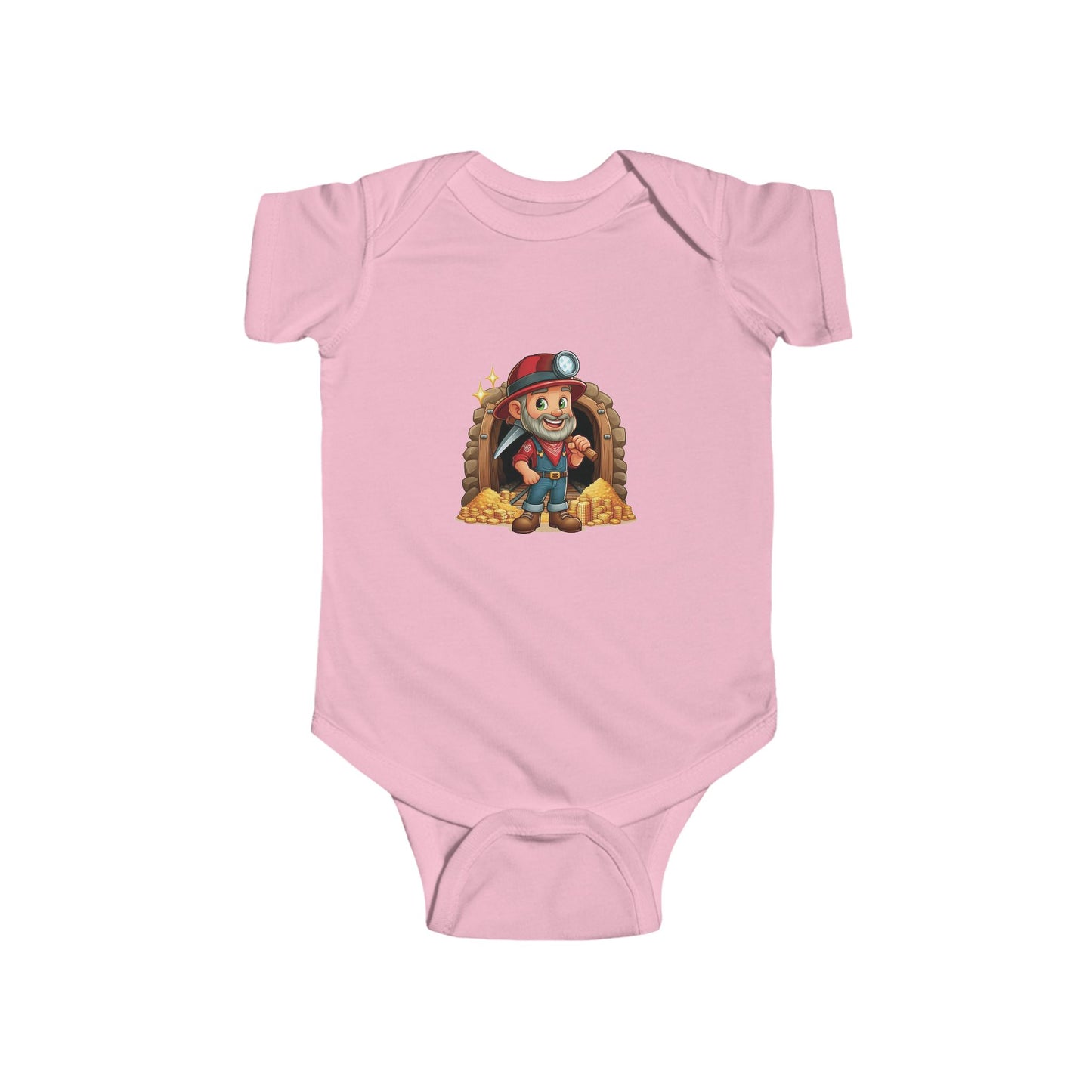 San Francisco Football Cartoon Miner Infant Bodysuit